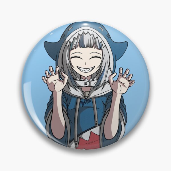 Item preview, Gura gawr in the danganronpa sprite artstyle! designed and sold by MidDinos.