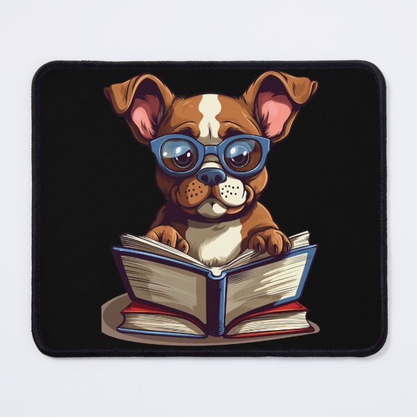 Item preview, My Cute Dog Reading. Nice Gift For Lovers Of Books And Dogs. designed and sold by LuNkyRose.