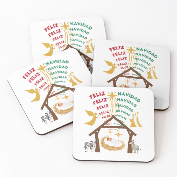 Item preview, Feliz Navidad con el bebe Jesus, los angeles y 3 Reyes designed and sold by Verle-art.
