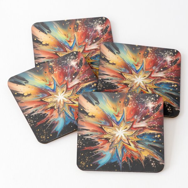 Item preview, Explore "Simplistic & Minimalistic Star Collision Art" designed and sold by ArtificialGenes.