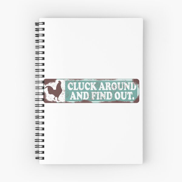 Item preview, Cluck around and find out Funny Chicken Coop Sign designed and sold by faridman.