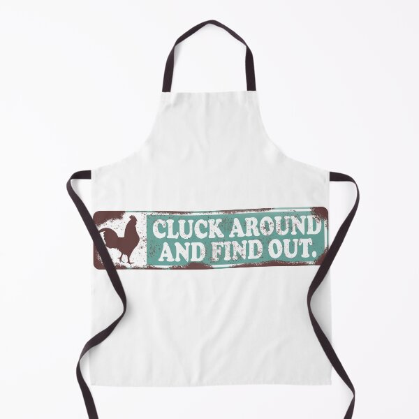 Item preview, Cluck around and find out Funny Chicken Coop Sign designed and sold by faridman.