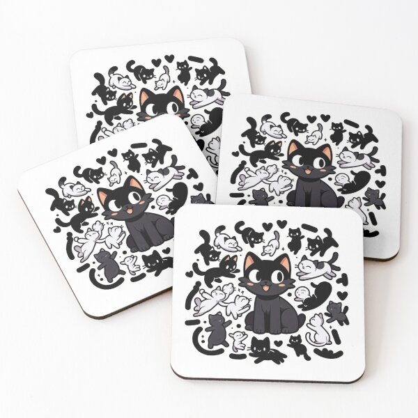 Item preview, Cat zoning out and friends  - Sticker designed and sold by InfinityImprint.