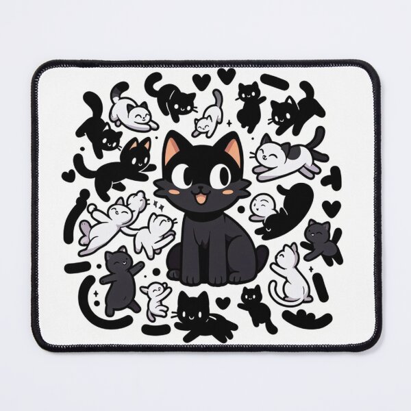 Item preview, Cat zoning out and friends - Sticker designed and sold by InfinityImprint.