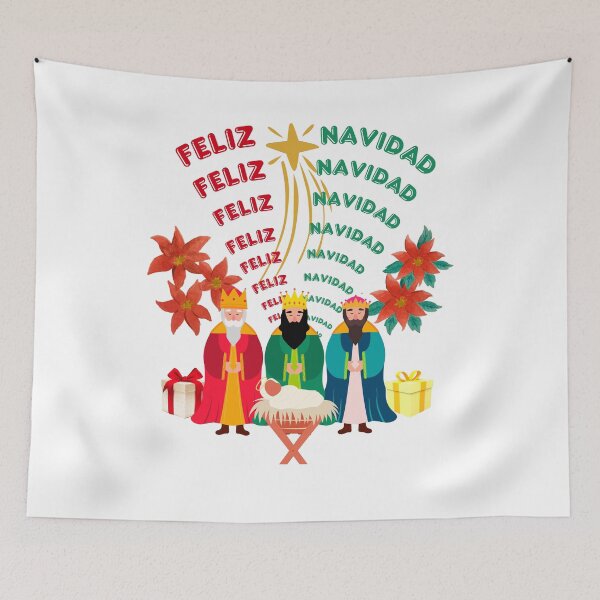 Item preview, Feliz Navidad con el bebe Jesus, los 3 Reyes designed and sold by Verle-art.