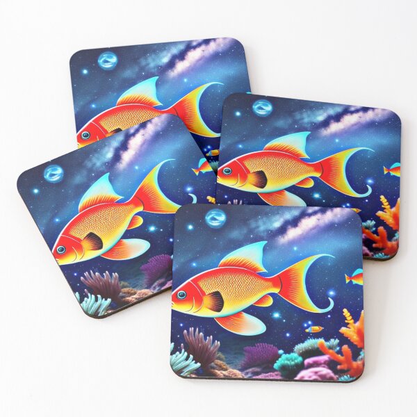 Item preview, Cosmic fish designed and sold by Flowerslaps.