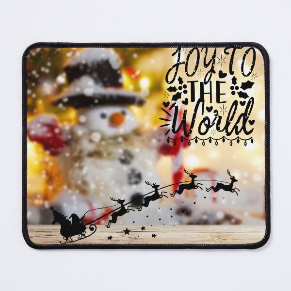 Item preview, Joy to the World Snowman with Hat! designed and sold by TidyKitchenInc.