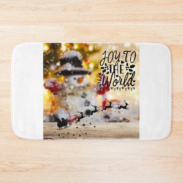 Item preview, Joy to the World Snowman with Hat! designed and sold by TidyKitchenInc.