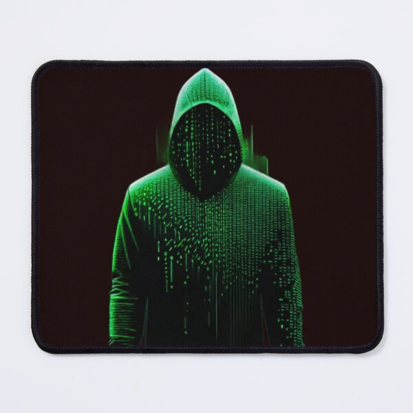 Item preview, Silhouette Of A Hooded Hacker designed and sold by vuslatmedia.