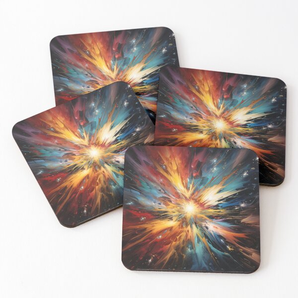 Item preview, Explore "Simplistic & Minimalistic Star Collision Art" designed and sold by ArtificialGenes.