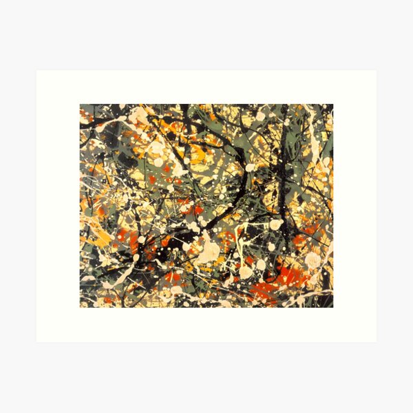 Aperçu de l'œuvre Jackson Pollock créée et vendue par KAMARIART.