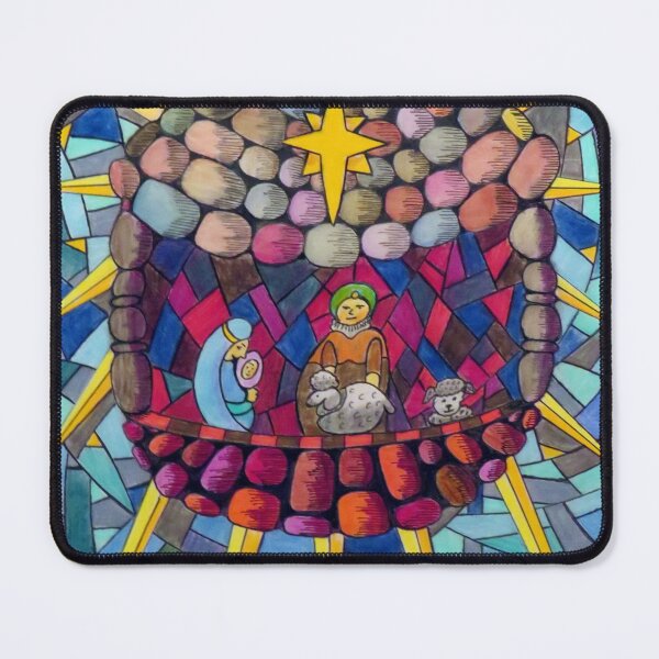 Item preview, 792 - WHIMSICAL NATIVITY DESIGN - DAVE EDWARDS - COLOURED PENCILS - 2023 designed and sold by BLYTHART.