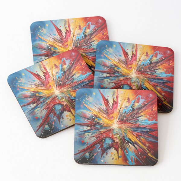 Item preview, Explore "Simplistic & Minimalistic Star Collision Art" designed and sold by ArtificialGenes.