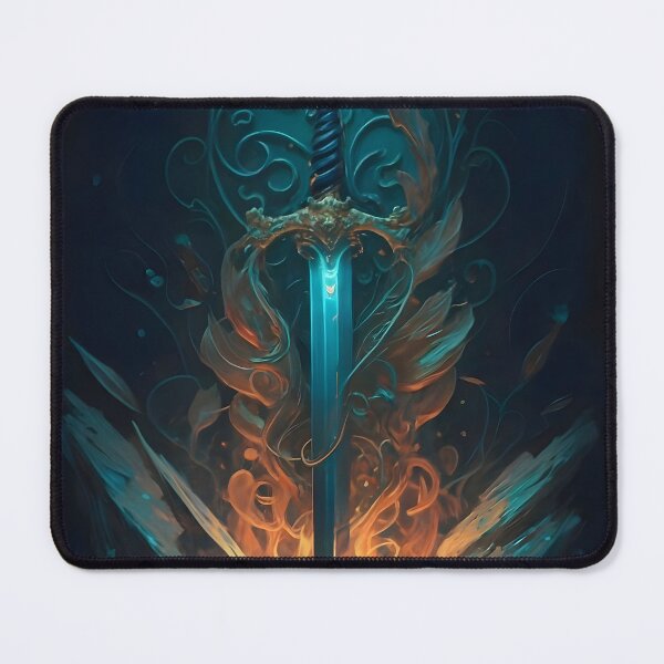 Item preview, Ethereal Flameblade - Intricate Fantasy Sword Art designed and sold by DragonRealms.