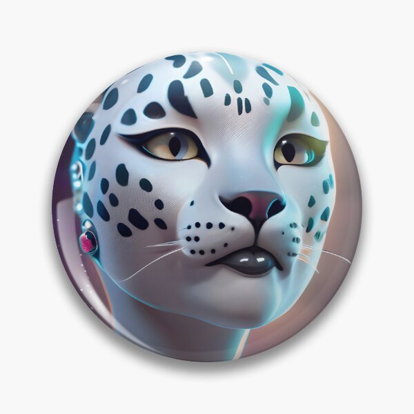 Artikelvorschau, Alien Snow Leopard Girl entworfen und verkauft von TheArtOfPat.