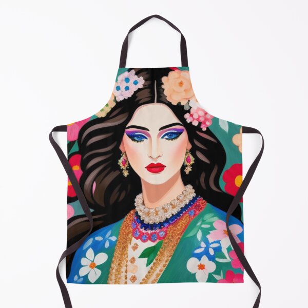 Item preview, Russian girl floral motif  designed and sold by Roxburylane.