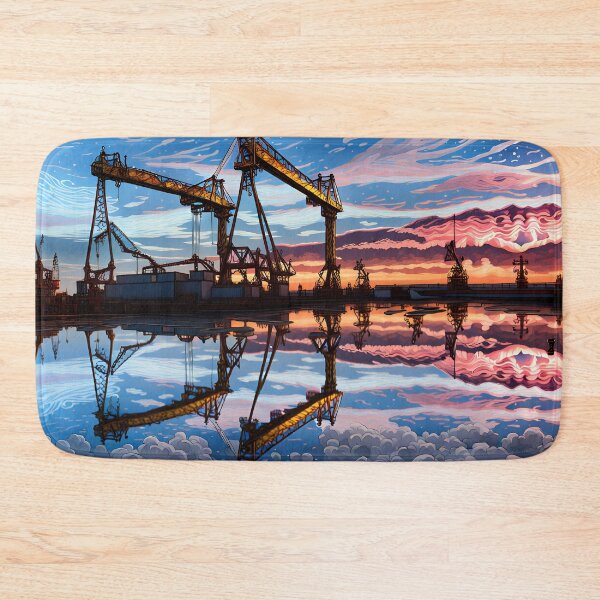 Item preview, Belfast Landmark - Harland and Wolff - Sampson and Goliath Cranes designed and sold by Bright-Moonrise.