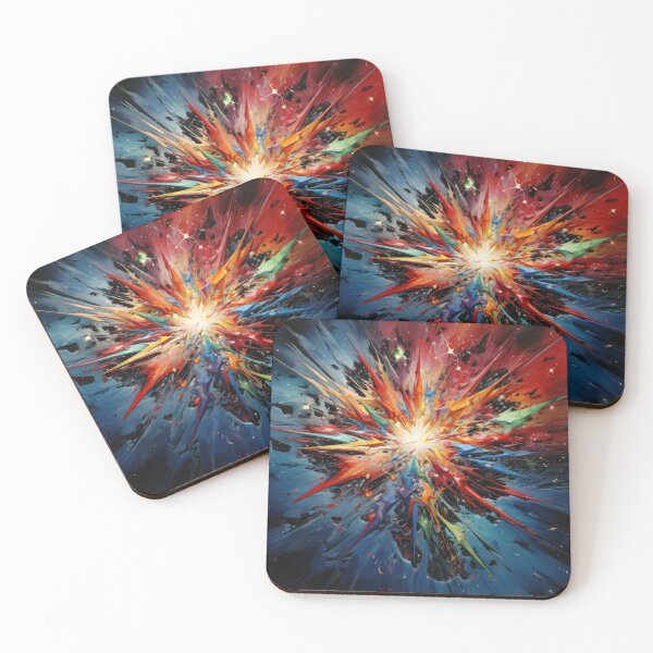 Item preview, Explore "Simplistic & Minimalistic Star Collision Art" designed and sold by ArtificialGenes.