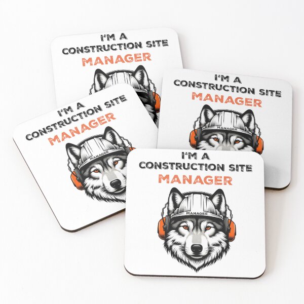 Item preview, I am a wolf construction site manager designed and sold by YANNISQ49.