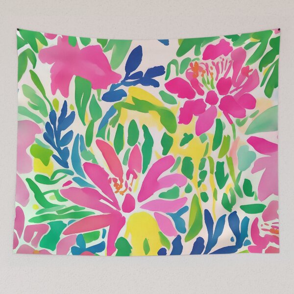 Item preview, Summer garden abstract floral designed and sold by SophieClimaArt.
