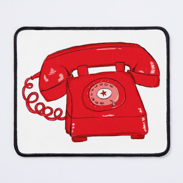 Item preview, Red Rotary Phone designed and sold by GraceMakes03.
