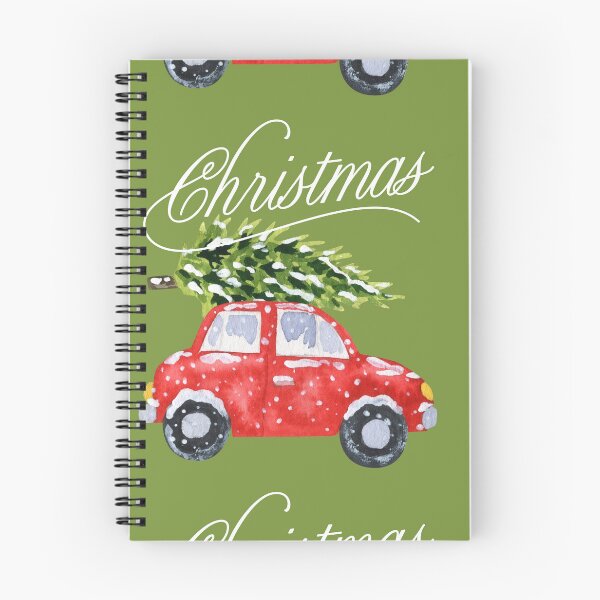 Item preview, Green Christmas Tree with Red Car! designed and sold by TidyKitchenInc.