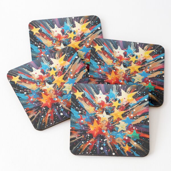 Item preview, Explore "Simplistic & Minimalistic Star Collision Art" designed and sold by ArtificialGenes.