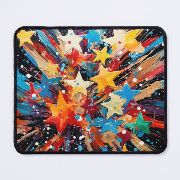 Item preview, Explore "Simplistic & Minimalistic Star Collision Art" designed and sold by ArtificialGenes.