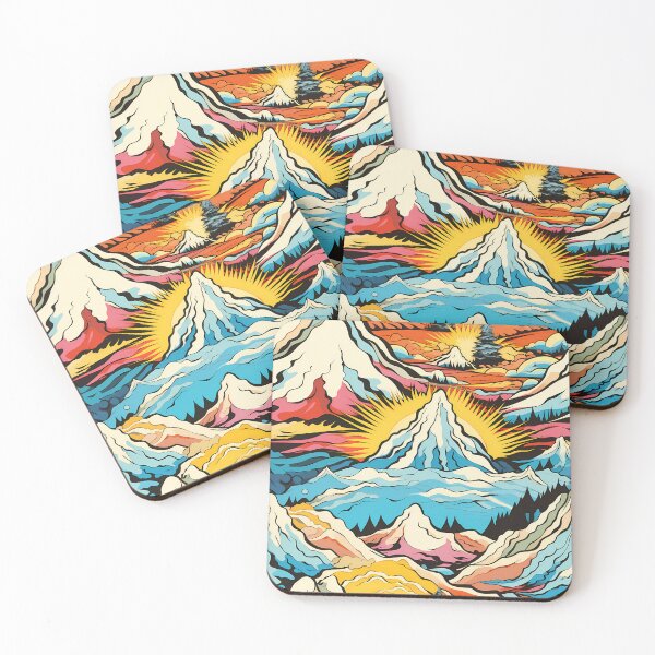 Item preview, Comic Book Pop Art "Mystic Mountains" #2 designed and sold by CareToCanvas.