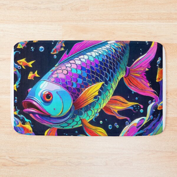Item preview, Great big rainbow fish designed and sold by Zozzalicious.