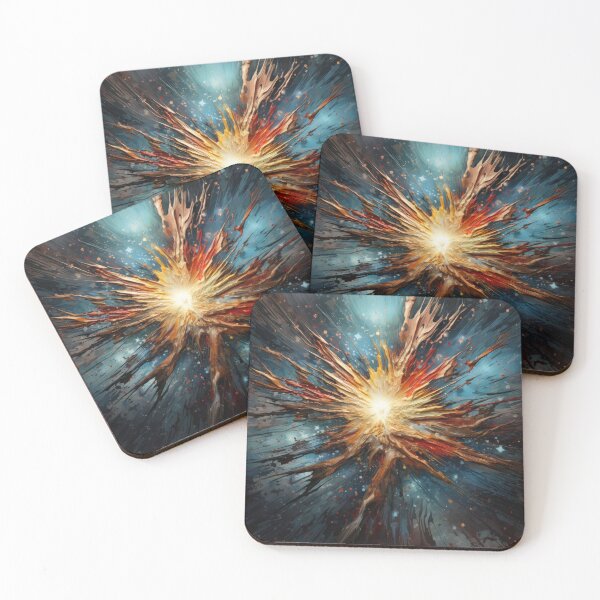 Item preview, Explore "Simplistic & Minimalistic Star Collision Art" designed and sold by ArtificialGenes.