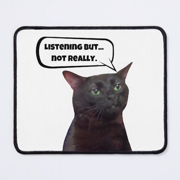 Item preview, Cat zoning out - Sticker designed and sold by InfinityImprint.