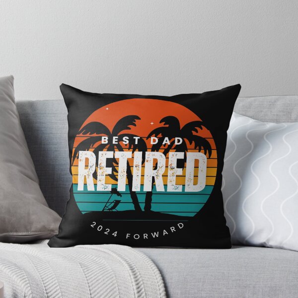 Item preview, Best Dad retired 2024 forward retro T Shirt Men retirement gift    designed and sold by TheChibuGroup.