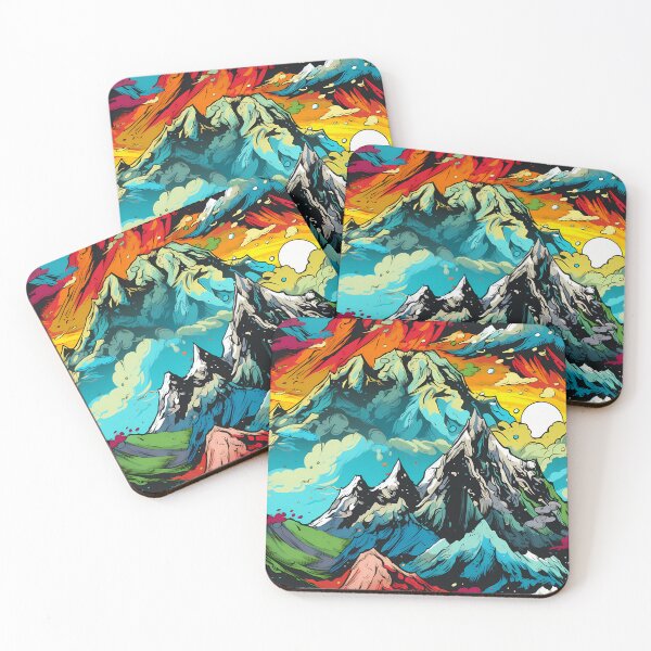 Item preview, Comic Book Pop Art "Mystic Mountains" #4 designed and sold by CareToCanvas.