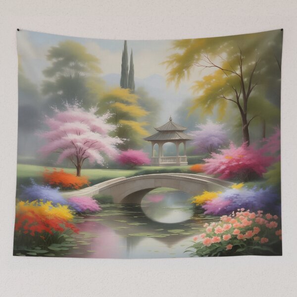 Item preview, Enchanting Garden Bridge Oasis designed and sold by RevGens.