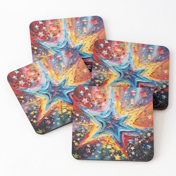 Item preview, Explore "Simplistic & Minimalistic Star Collision Art" designed and sold by ArtificialGenes.