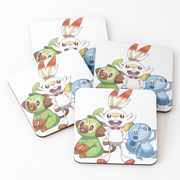 Item preview, Generation 8 Starters (Transparent Background Edition) designed and sold by nickhutchinsart.