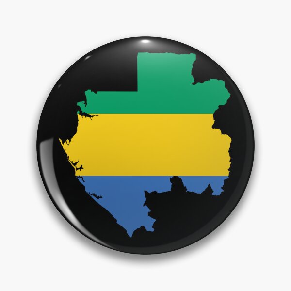 Item preview, Gabon Map designed and sold by feether-store.