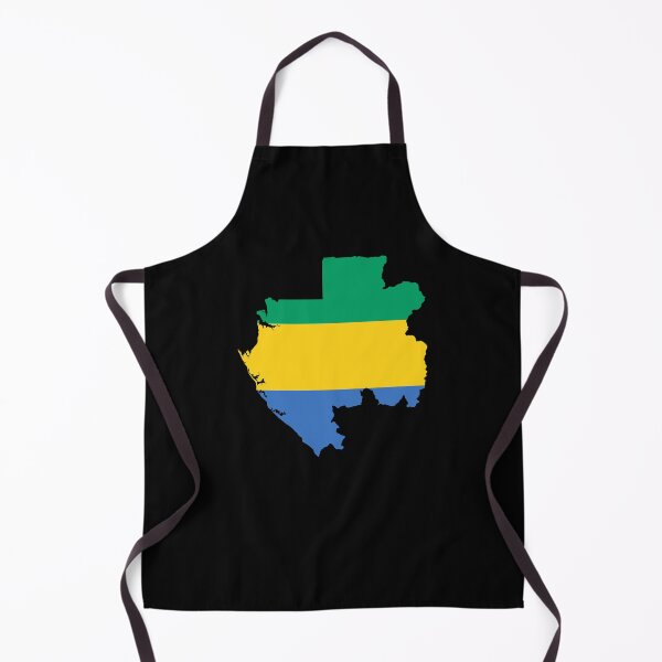 Item preview, Gabon Map designed and sold by feether-store.