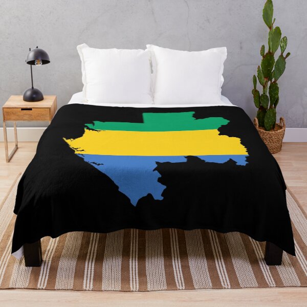 Item preview, Gabon Map designed and sold by feether-store.