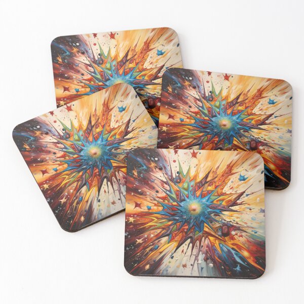 Item preview, Explore "Simplistic & Minimalistic Star Collision Art" designed and sold by ArtificialGenes.