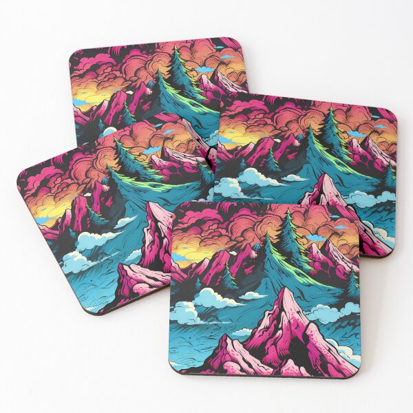Item preview, Comic Book Pop Art "Mystic Mountains" #6 designed and sold by CareToCanvas.