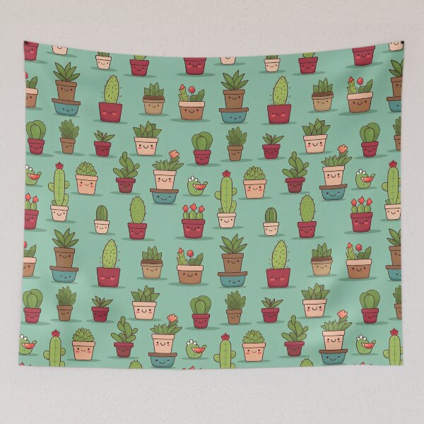 Item preview, Cute Kawaii Style House Plants #8 designed and sold by CareToCanvas.