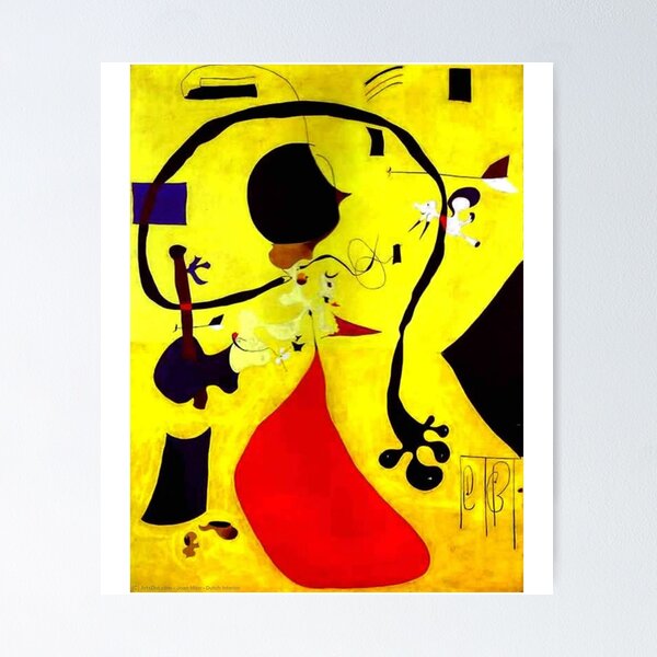 Aperçu de l'œuvre Joan miro oeuvre joan miro peintures joan miró joan miro dessin créée et vendue par Rayscompany.