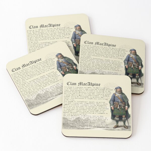 Item preview, Clan MacAlpine Scottish History  designed and sold by BagTown Clans.