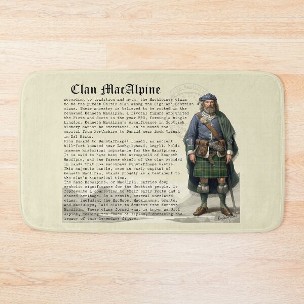 Item preview, Clan MacAlpine Scottish History  designed and sold by BagTown Clans.