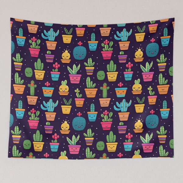 Item preview, Cute Kawaii Style House Plants #9 designed and sold by CareToCanvas.