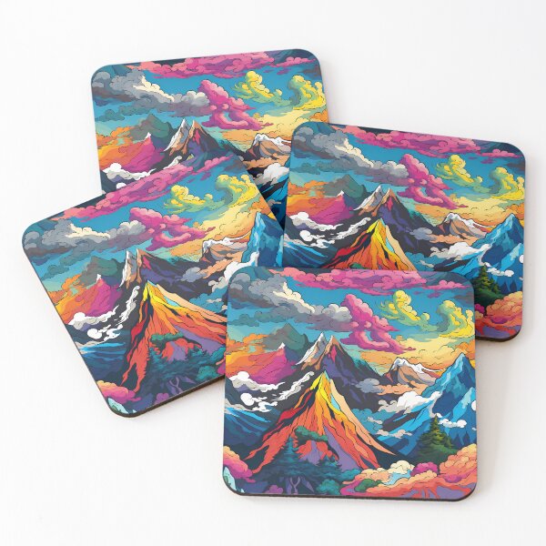 Item preview, Comic Book Pop Art "Mystic Mountains" #8 designed and sold by CareToCanvas.