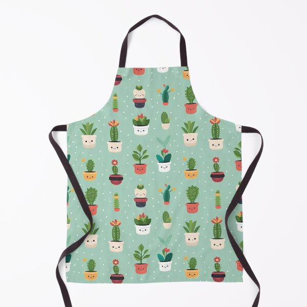 Item preview, Cute Kawaii Style House Plants #10 designed and sold by CareToCanvas.