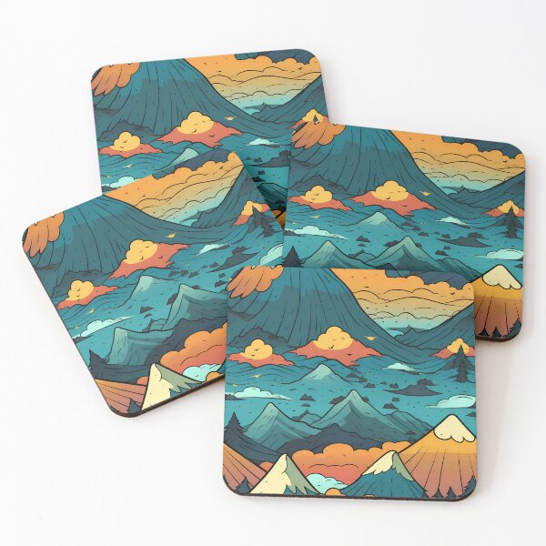 Item preview, Comic Book Pop Art "Mystic Mountains" #9 designed and sold by CareToCanvas.